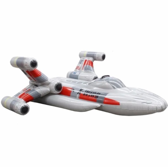 BESTWAY Pripučiamas plaustas Star Wars Fighter 150x140cm